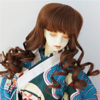 紅館Doll/人形のかつら四分三分人形高温の糸の中で長大な輪巻き