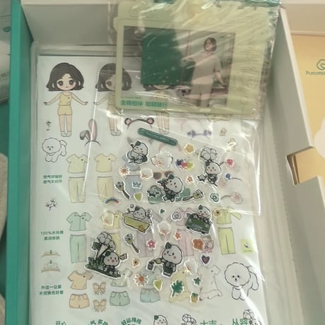 趙麗穎（チャオ・リーイン）趙麗穎家居服カスタムギフト周辺セット手作り扇子透カステッカー