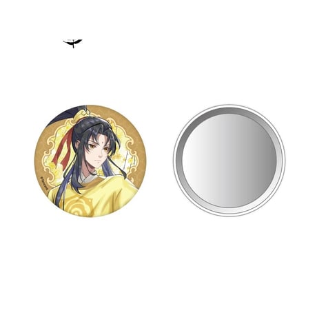 アニメ魏無羡藍忘機春花宴缶バッジミラー