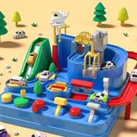 子供用知育レールトイ3歳から6歳汽車冒険ゲーム多関節パズル男の子女の子