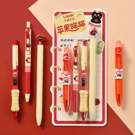 黒ボールペンノック式文具学生用オフィス用