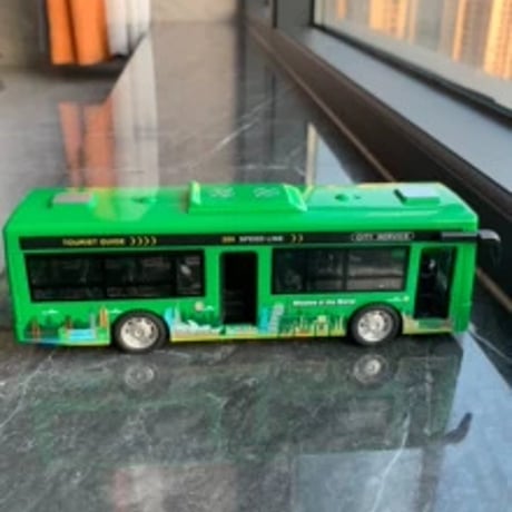 子供おもちゃ サウンドバスとゴミ収集車セット ブロック耐衝撃車両