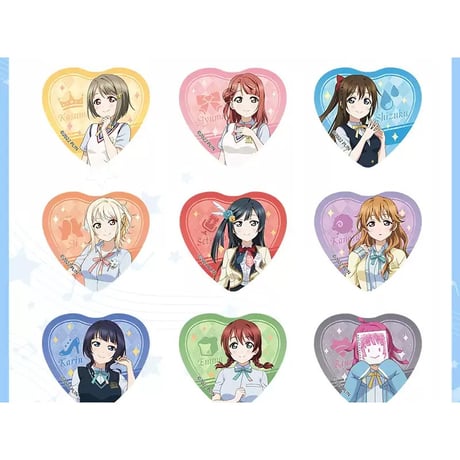 ラブライブ虹ヶ咲学園スクールアイドル同好会缶バッジ