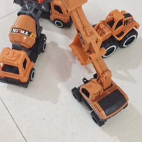 子供用工事砂遊びセット知育おもちゃショベルカー男の子ダンプカー4点セット