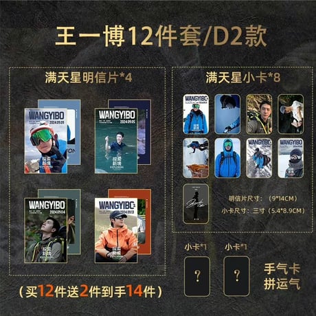 王一博（ワン・イーボー）王一博グッズセット新品未開封直購入可送料無料枚数表記有