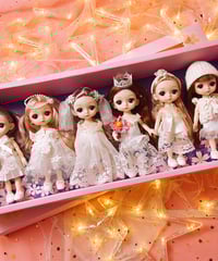 スイートなお姫様の世界】リアルドール5個セット！キラキラ輝くお姫様