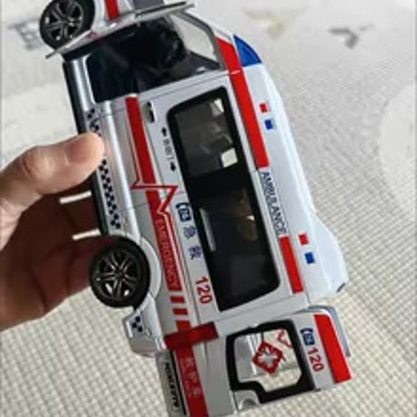 超大型合金救急車子供おもちゃセット消防はしご車水タンク救援リアルモデル音光効果