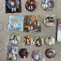 魔道祖師 天官賜福 ダブルグリッター缶バッジ 75mm 未開封