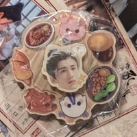 出不凡 逐玉 明信片 張凌赫 冷蔵庫マグネット