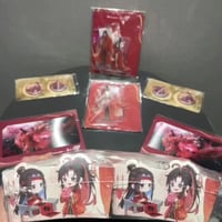 魔道祖師 瑞幸コーヒー ブルー忘機 魏無羨 アクリルスタンド 缶バッジセット