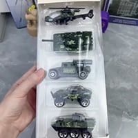 合金ミリタリー戦車男の子玩具セットミニタンク模型5点セット