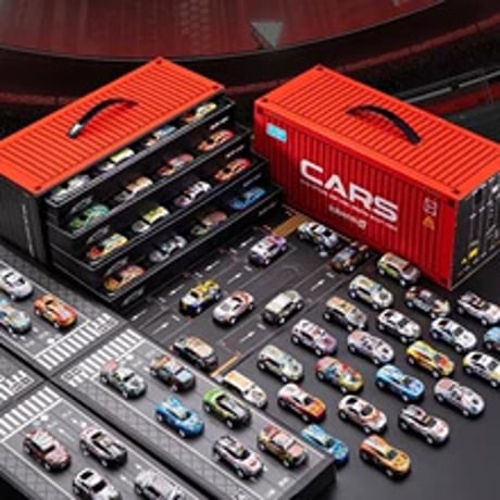 回力合金ミニカー48台セット子供用知育玩具ギフトボックス高級駐車場モデル