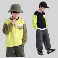 【キッズ服】男の子スウェット2026春新作長袖トップスカジュアル