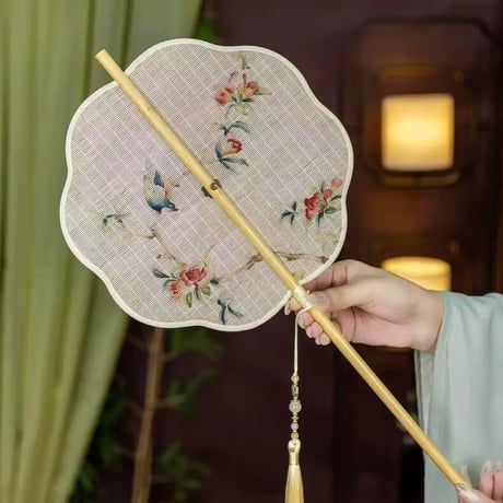 孔雪儿同款精工団扇