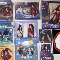 天官賜福 花城謝憐 流砂ラバーキーホルダー 缶バッジ 小皿 アクリルスタンド コースター ファンメイド