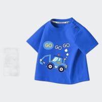 【キッズ服】子供用半袖Tシャツ男の子夏純綿新作2026