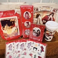 天官賜福 古茗コラボ アクリルスタンド 缶バッジ チェキ風カード トレカセット