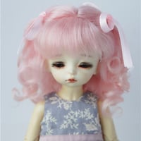 紅館Doll/人形かつらまねるモヘア可愛いおさげQ心までとろける