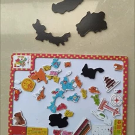木製中国磁石パズル幼児教育知育玩具2歳から6歳対象