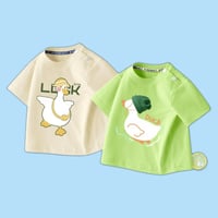 【キッズ服】ベビーキッズ半袖Tシャツ男の子綿可愛い