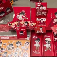 キットカット×孫穎莎「秋游日記款」グッズ トレカ・シール・バッジ・フェルトバッグ・背帯・沾沾楽 未開封