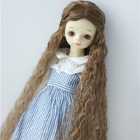 紅館Doll/人形のかつらモヘアのまねをする双ポニーテールは可塑性が高いです