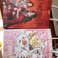 天官賜福 魔道祖師 Q版 フックフォトクリップセット 4個フック10個フォトクリップ