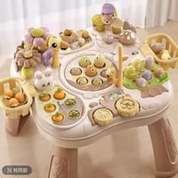 万威漫ベビー知育ゲームテーブル多機能学習玩具6ヶ月から3歳対象