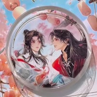 天官賜福 同人 缶バッジ 謝憐 花城 レーザーキーホルダー