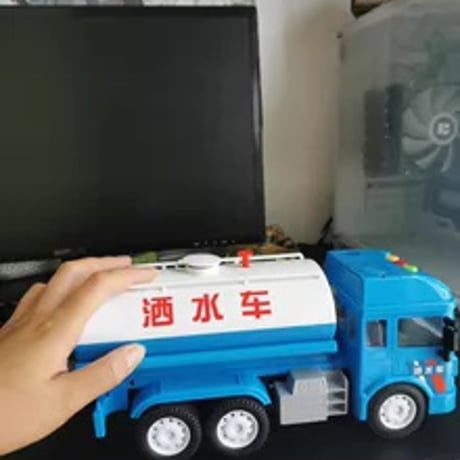 超大型合金ウォーター散水車子供用おもちゃ消防車模型スプレー付き