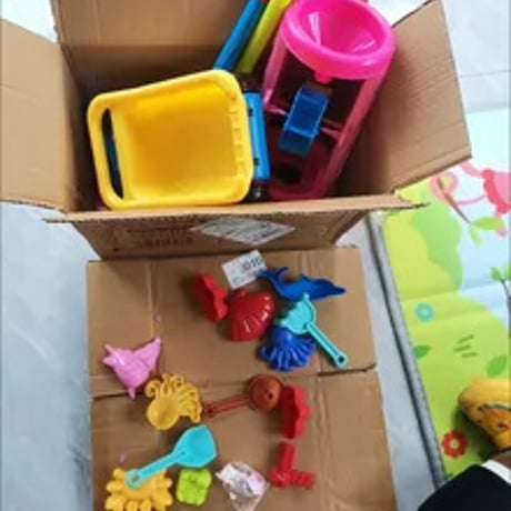 子供用砂遊びセット 大型スコップ付 砂時計バケツ 工具17?35点セット 安全素材