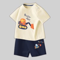 【キッズ服】子供服夏半袖セット男の子綿スポーツ