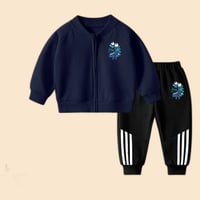 【キッズ服】子供男の子セットアップ春秋ベビー野球ジャケットパンツ2026