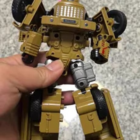 変形ロボット 軍用トラック 2WAYカー ブロックキッズおもちゃ 男の子向け