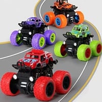 4歳からの四駆慣性オフロードカー特価2台セット子供おもちゃ耐衝撃車両