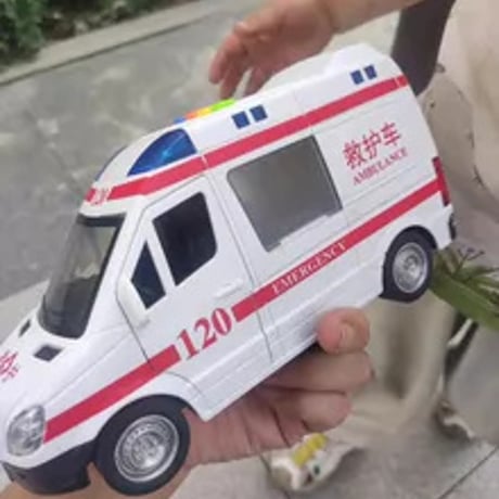 超大型合金救急車子供おもちゃセット消防はしご車水タンク救援リアルモデル音光効果