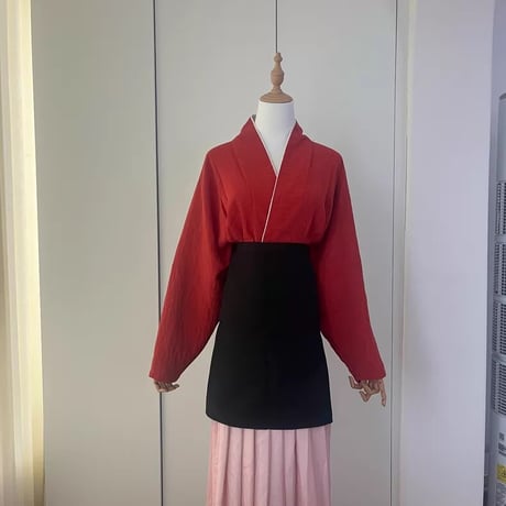 逐玉 田曦薇風 赤色漢服レンタル