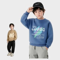 【キッズ服】男の子スウェット長袖2026新作キッズ運動カジュアル