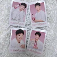 半畝花田×孫穎莎トレカ 4枚 ピンク背景・SUNYINGSHA表記 未開封