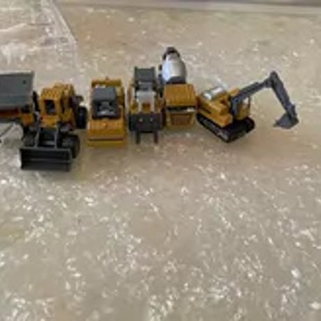 合金製ミニ建設車両セット6台入り子供用模型玩具