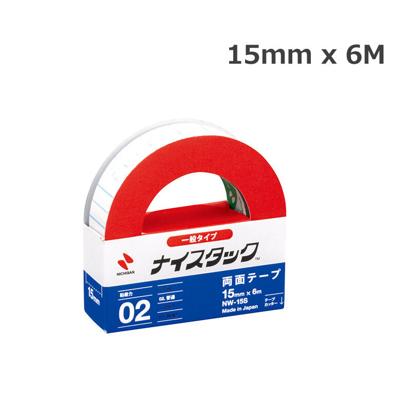 ニチバン ナイスタック 両面テープ NW-15s(小巻)15mm x 6M ニチバン ナイスタック 両面テープ NW-15s(小巻)15mm x 6M