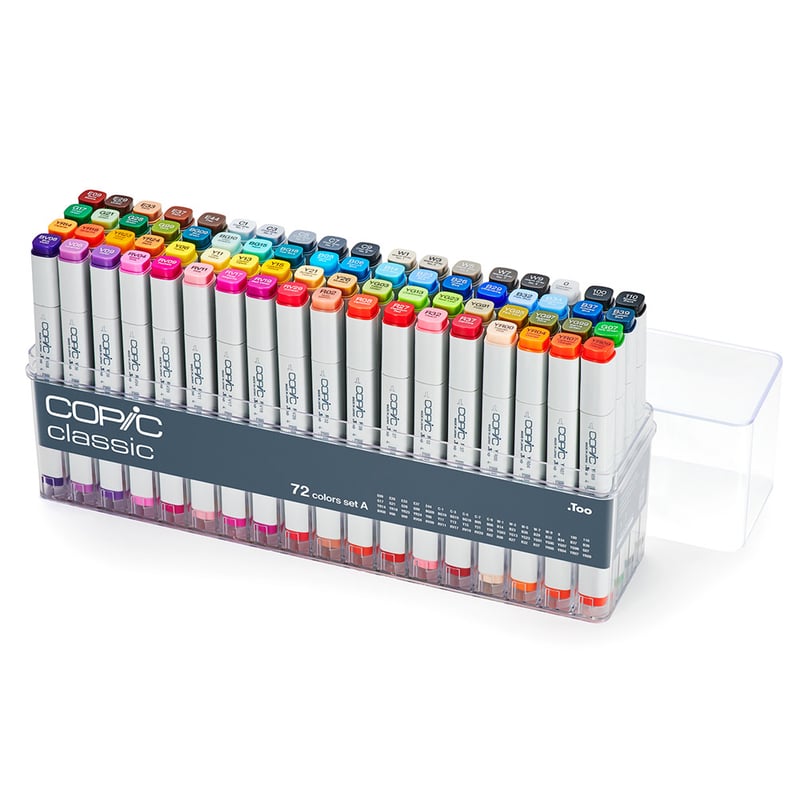 COPIC コピッククラシック 72色セットB 4511338063385 | 建築模型材料屋