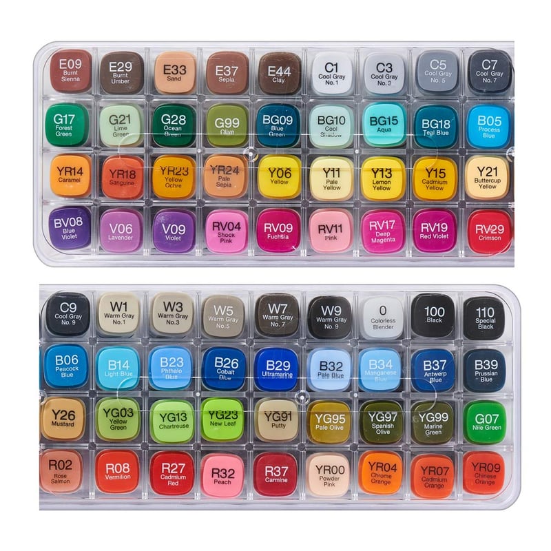 COPIC コピッククラシック 72色セットA 4511338063378 | 建築模型材料屋