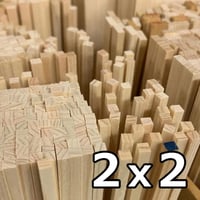 ヒノキ ヒノキ角棒 4×5×900mm（5本）2100110011489 | 建築模型材料屋