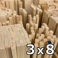 ヒノキ丸棒 20φ×900mm（1本）4580212911272 | 建築模型材料屋