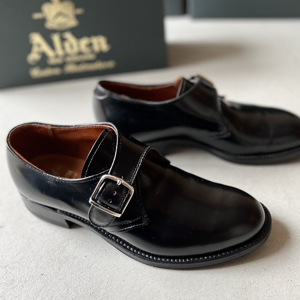 USED] ALDEN オールデン モンクストラップ 1879 モディファイド