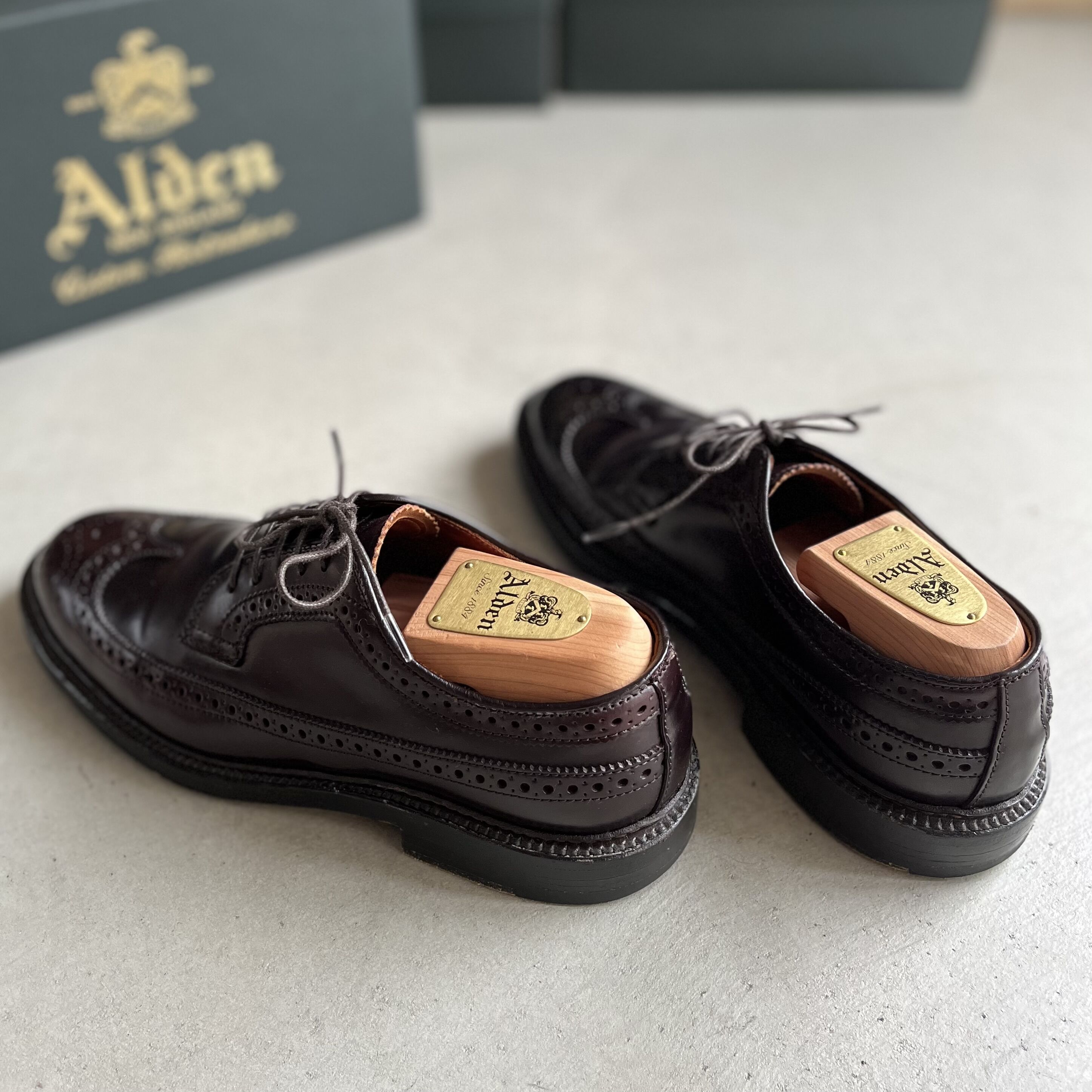 USED] ALDEN オールデン コードバン ウィングチップ 975 LONG WING