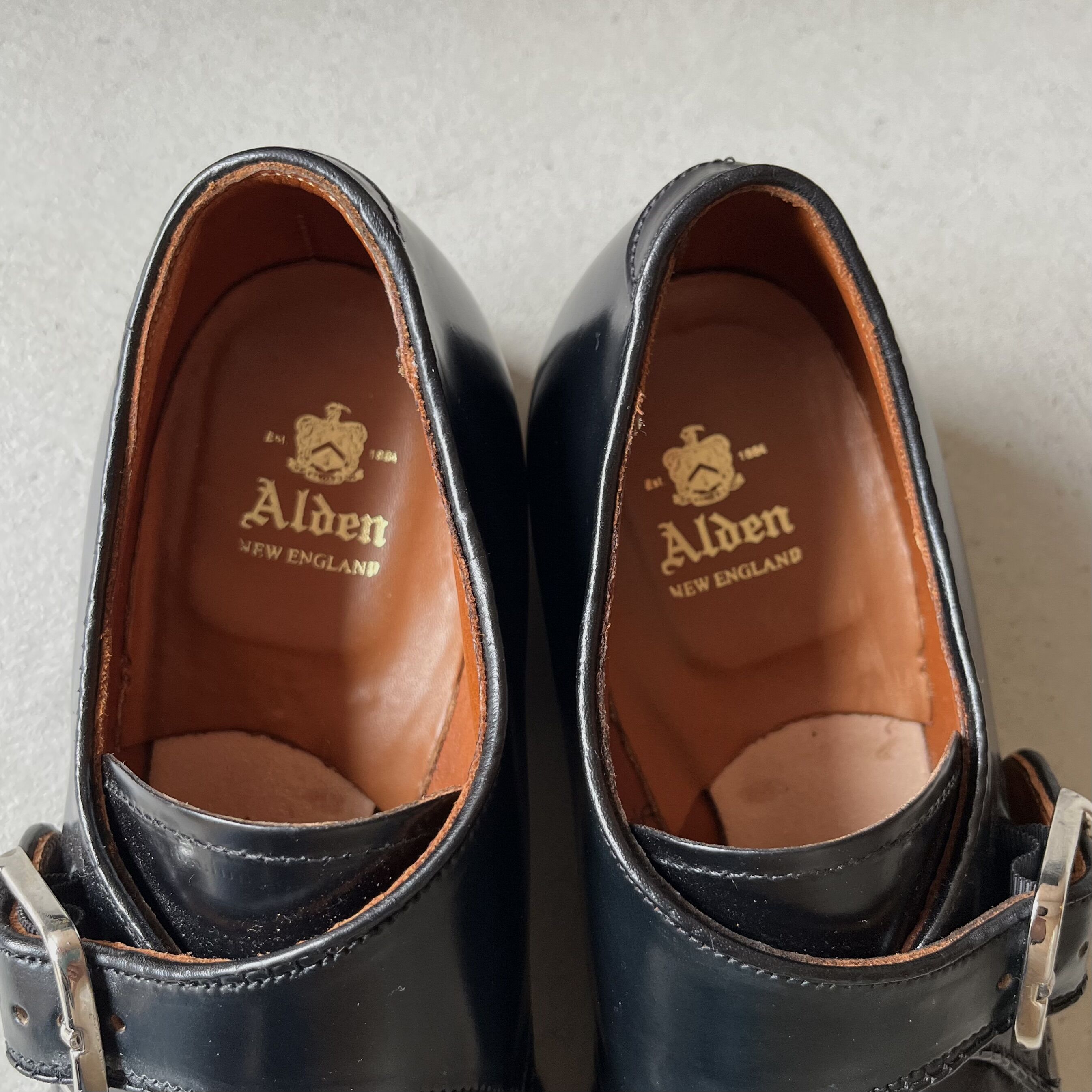 USED] ALDEN オールデン モンクストラップ 1879 モディファイドラスト
