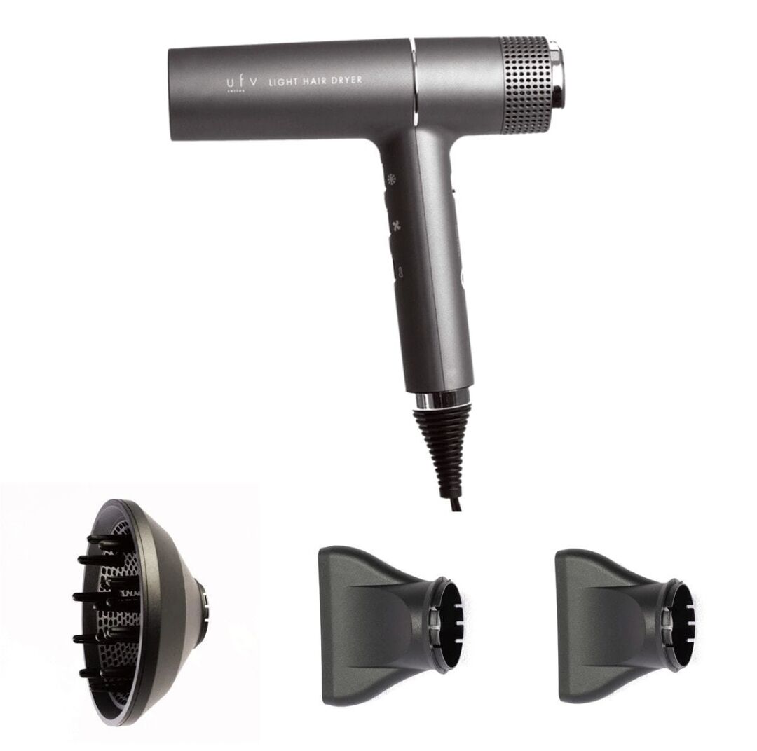 ufv ライトヘアードライヤーULHD01（1200W）スペースグレイ【送料無料