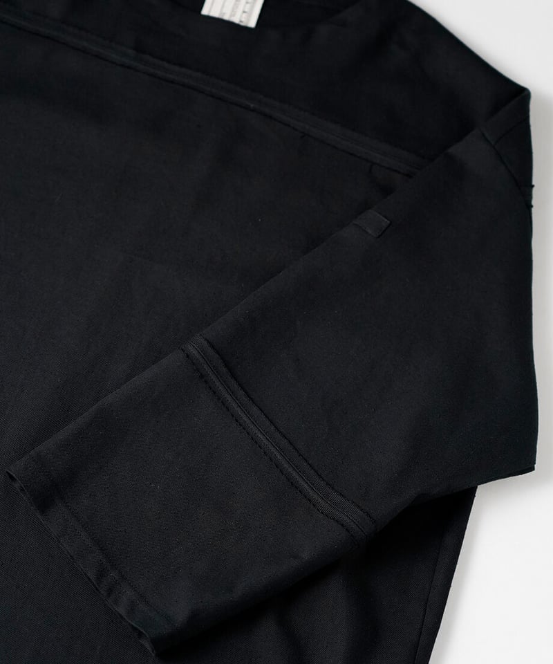 BASQUE FOOTBALL SHIRTS 8分袖-Black- | Remind life BASQUE FOOTBALL SHIRTS 8分袖-Black- | Remind life